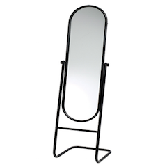 Cheval Mirror Black Frame - Stylish & Elegant For Event