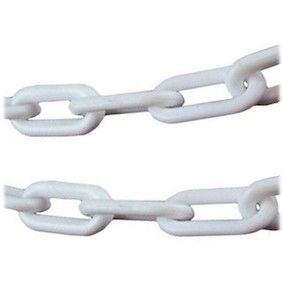 White Plastic Barrier Chain - Effective Crowd Control Solution