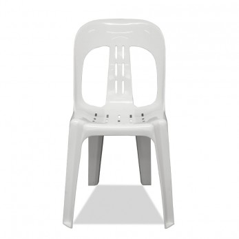 White Plastic Chair - Wedding Chair Rental