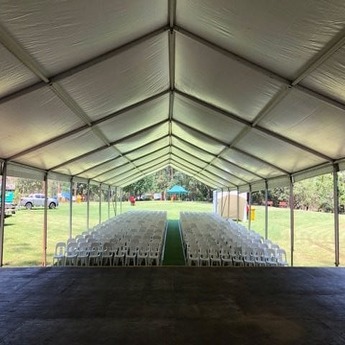 10m Marquee With 400 Chairs Thumbnail